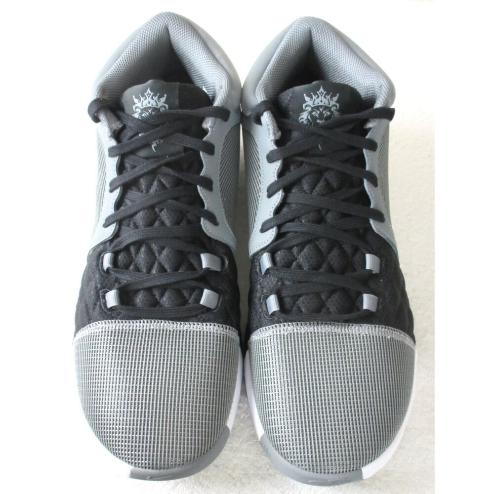 Nike Men's Lebron Witness VIII Basketball Shoes Cool Grey White Black Sizes NIB - Picture 3 of 5